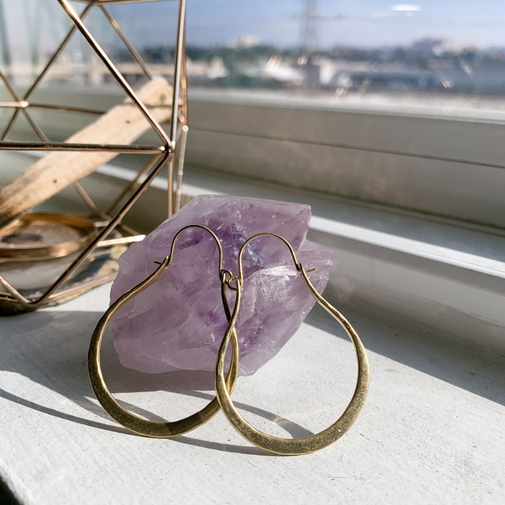 Gold Loop Earrings